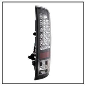 Dodge Ram 2500 LED Tail Lights - SPYDER - Black - `07-`09
