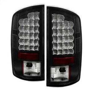 Dodge Ram 2500 LED Tail Lights - SPYDER - Black - `07-`09