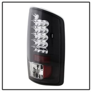 Dodge Ram 3500 LED Tail Lights - SPYDER - Black - `07-`09