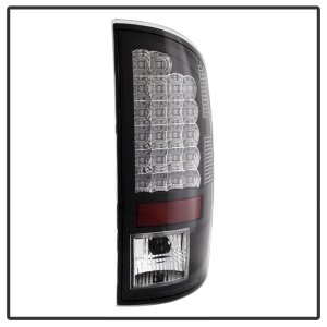 Dodge Ram 3500 LED Tail Lights - SPYDER - Black - `07-`09