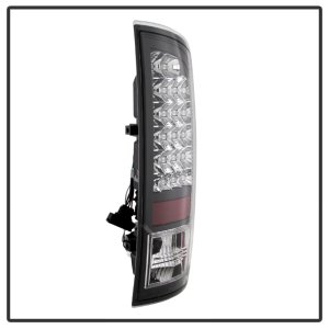 Dodge Ram 3500 LED Tail Lights - SPYDER - Black - `07-`09