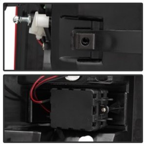 Dodge Ram 2500 Tail Lights - SPYDER - ALT-YD-DRAM06-LED-RC - Red Clear - `07-`09