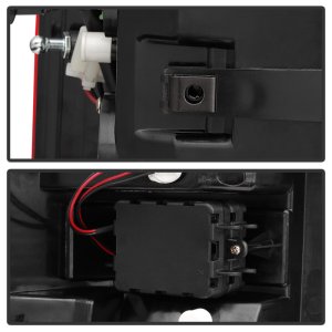 Dodge Ram 2500 Tail Lights - SPYDER - ALT-YD-DRAM06-LED-RC - Red Clear - `07-`09