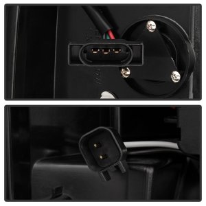 Ram 2500 Tail Lights - Rear - SPYDER - LED - Smoke - `07-`09