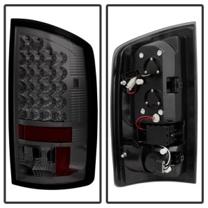 Ram 3500 Tail Lights - Rear - SPYDER - LED - Smoke - `07-`09