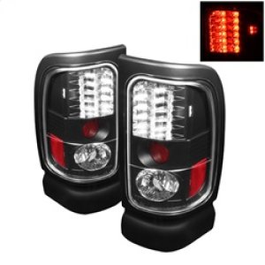 Dodge Ram 3500 LED Tail Lights - SPYDER - Black - `94-`02