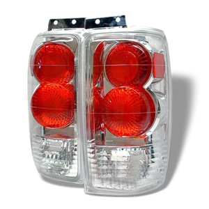 Ford Expedition Tail Lights - SPYDER - Euro Style - Chrome - `97-`02