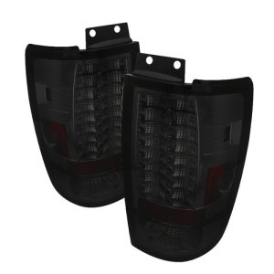 Ford Expedition LED Tail Lights - SPYDER - Version 2 - Smoke - `97-`02