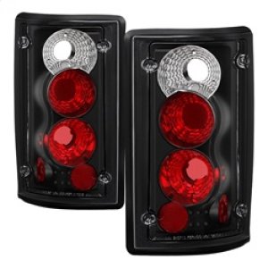 Ford Econoline 550 Tail Lights - SPYDER - Euro Style - Black - `95-`06