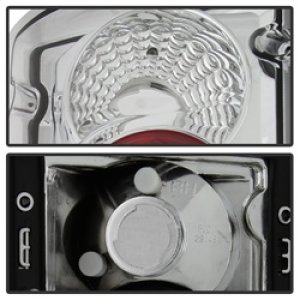 Ford Econoline 250 Euro Tail Lights - SPYDER - Euro Style - Chrome - `95-`06