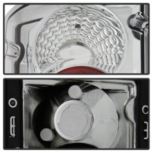 Ford Econoline 250 Euro Tail Lights - SPYDER - Euro Style - Chrome - `95-`06