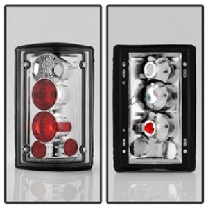 Ford Econoline 250 Euro Tail Lights - SPYDER - Euro Style - Chrome - `95-`06
