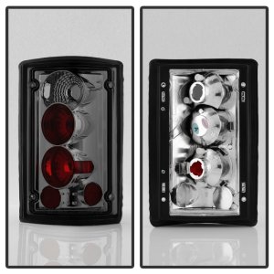 Ford Econoline 250 Tail Lights - SPYDER - Euro Style - Smoke - `95-`06