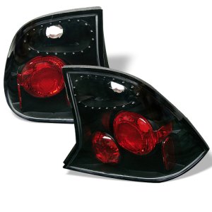 Ford Focus Euro Tail Lights - SPYDER - Euro Style - Black - `00-`04 Ford Focus Euro Tail Lights - SPYDER - Euro Style - Black - `00-`04