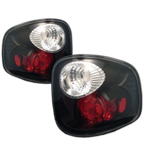 Ford F150 Tail Lights - SPYDER - Euro Style - Black - `01-`03