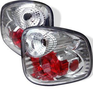 Ford F150 Flareside Tail Light Set - SPYDER - Euro Style - Chrome - `01-`03