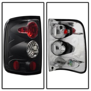 Ford F150 Tail Lights - Rear - SPYDER - Euro - Black - `04-`08