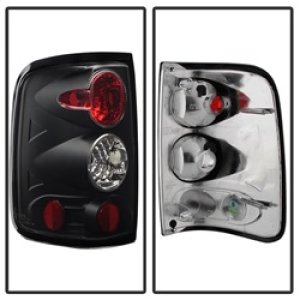 Ford F150 Tail Lights - Rear - SPYDER - Euro - Black - `04-`08