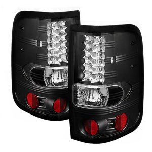 Ford F150 LED Tail Lights - Rear - SPYDER - Black - `04-`08