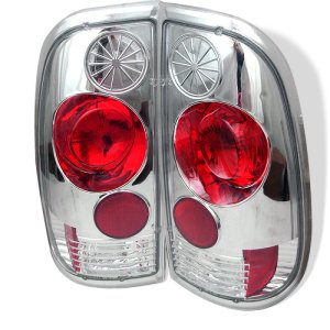 Ford F350 Tail Light Set - SPYDER - Euro Style - Chrome - `99-`07 Ford F350 Tail Light Set - SPYDER - Euro Style - Chrome - `99-`07