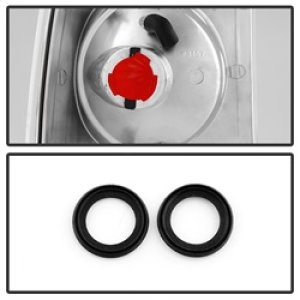 Ford F550 Tail Light Set - SPYDER - Euro Style - Chrome - `99-`07