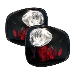 Ford F150 Flareside Tail Lights - SPYDER - Euro Style - Black - `97-`03