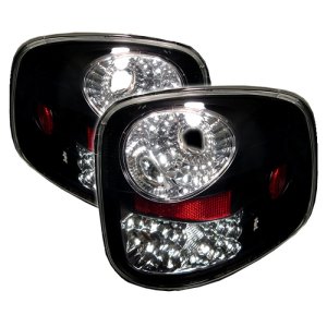 Ford F150 Flareside LED Tail Lights - SPYDER - Black - `97-`03