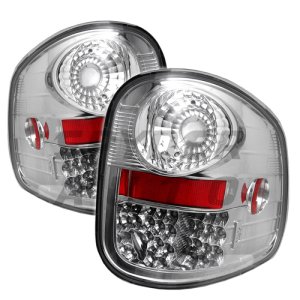 Ford F150 Flareside LED Tail Lights - SPYDER - Chrome - `97-`03