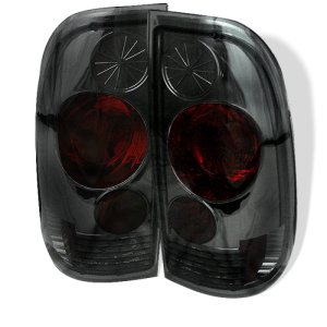Ford F150 Tail Light Set - Rear - SPYDER - Euro Style - Smoke - `97-`03