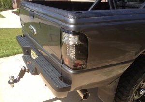Ford Ranger LED Tail Lights - SPYDER - Black - `01-`05