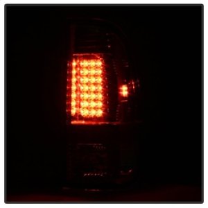 Ford Super Duty LED Tail Lights - SPYDER - Chrome - `08-`15