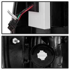 Ford Super Duty LED Tail Lights - SPYDER - Smoke - `08-`15