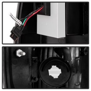 Ford Super Duty LED Tail Lights - SPYDER - Smoke - `08-`15