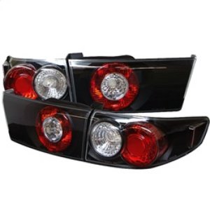 Honda Accord Tail Lights - SPYDER - Euro Style - Black - `03-`05