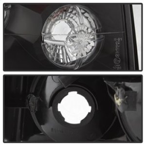 Hyundai Santa Fe Tail Lights - SPYDER - Euro Style - Black - `01-`06