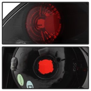 Hyundai Santa Fe Tail Lights - SPYDER - Euro Style - Black - `01-`06