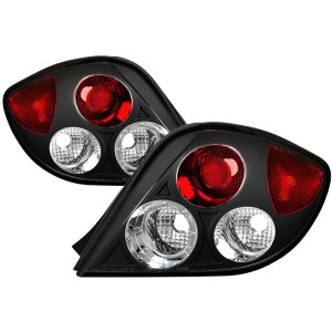 Hyundai Tiburon Tail Lights - SPYDER - Euro Style - Black - `03-`05