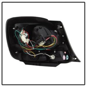 Lexus GS 400 Tail Light Set - SPYDER - LED 4pcs with Trunk Piece - Red/Clear - `98-`05