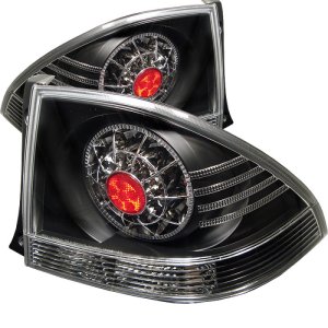 Lexus IS 300 LED Tail Lights - SPYDER - Black - `01-`05