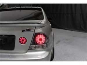 Lexus IS 300 LED Tail Lights - SPYDER - Black - `01-`05