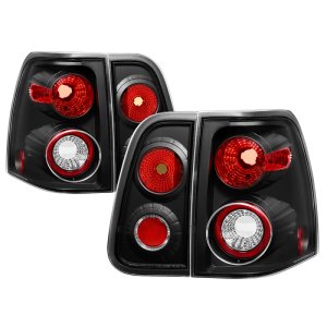 Lincoln Navigator Euro Tail Lights - SPYDER - Euro Style - Black - `03-`06