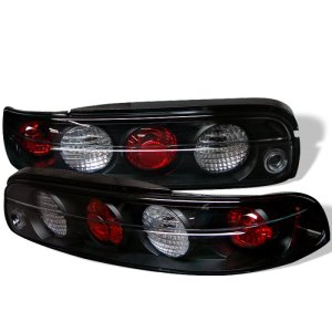 Lexus SC 400 Euro Tail Lights - SPYDER - Euro Style - Black - `95-`00