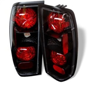 Nissan Frontier Tail Lights - SPYDER - Euro Style - Black - `98-`00