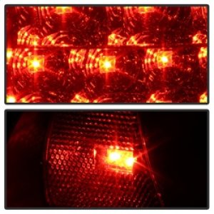 Pontiac Grand AM LED Tail Lights - SPYDER - Black - `99-`05