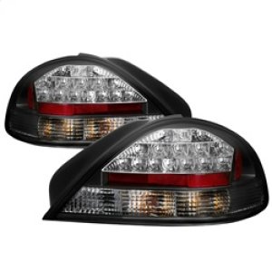 Pontiac Grand AM LED Tail Lights - SPYDER - Black - `99-`05
