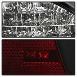 Pontiac Grand AM LED Tail Lights - SPYDER - Black - `99-`05