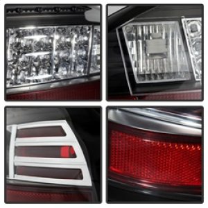 Pontiac Grand Prix LED Tail Lights - SPYDER - Black - `97-`03