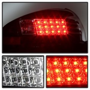 Pontiac Grand Prix LED Tail Lights - SPYDER - Black - `97-`03