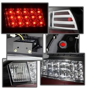 Pontiac Grand Prix LED Tail Lights - SPYDER - Black - `97-`03