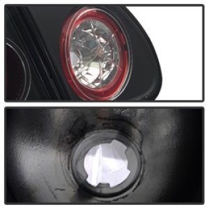 Toyota Corolla Tail Lights - Rear - SPYDER - Euro Style - Black - `03-`08